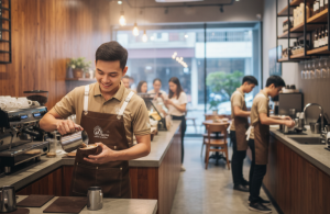 3 Mẹo Vàng Chọn Đồng Phục Quán Cafe Giúp Ghi Điểm Tuyệt Đối Với Khách Hàng